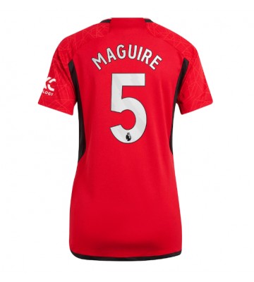 Manchester United Harry Maguire #5 Hjemmebanetrøje Dame 2023-24 Kort ærmer